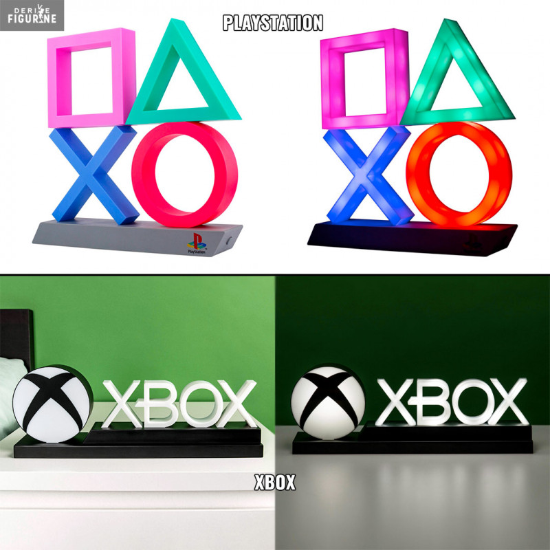 Lampe PlayStation XL ou Xbox, Icons - Paladone