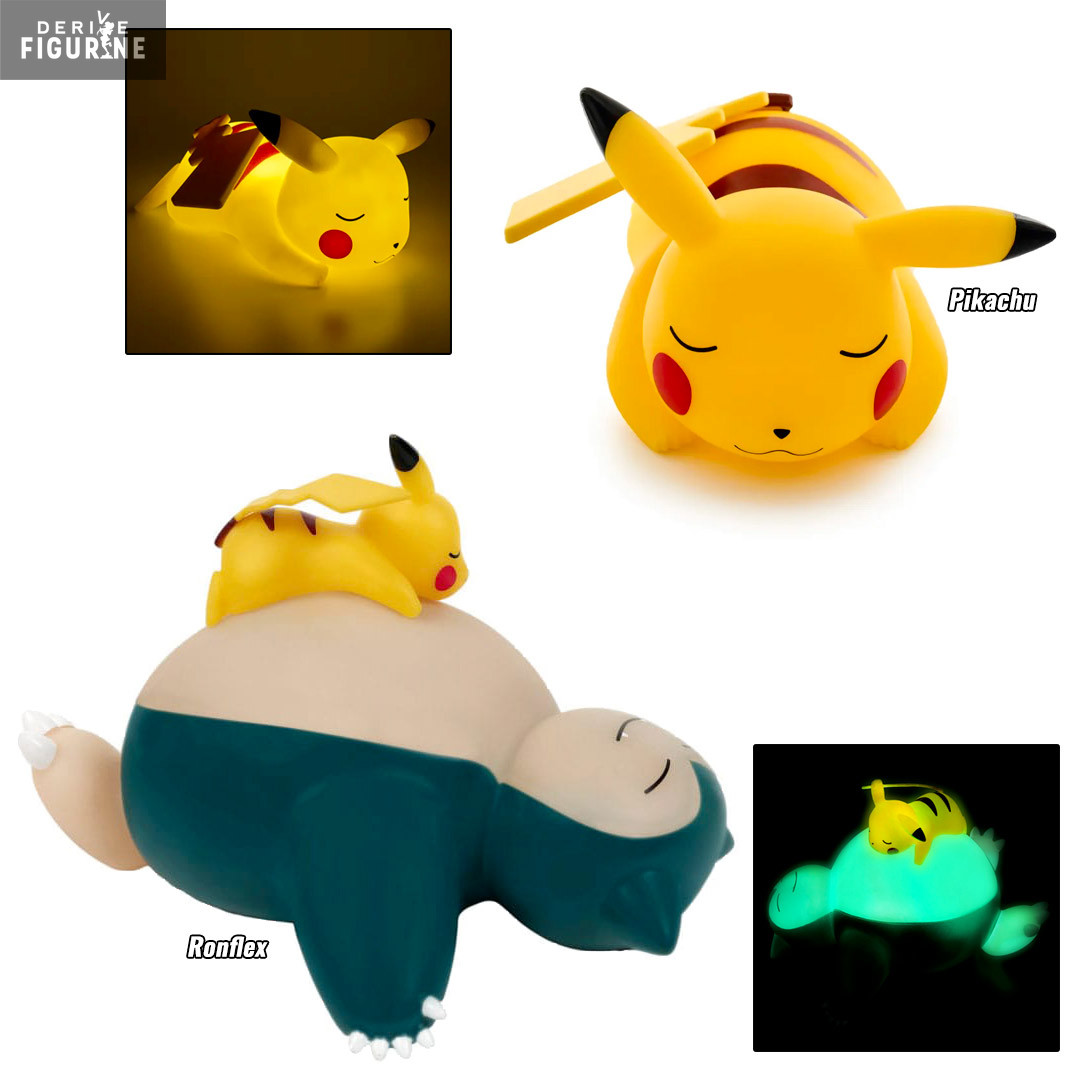Pokémon - Lampe 3D Pikachu ou Ronflex Sleeping