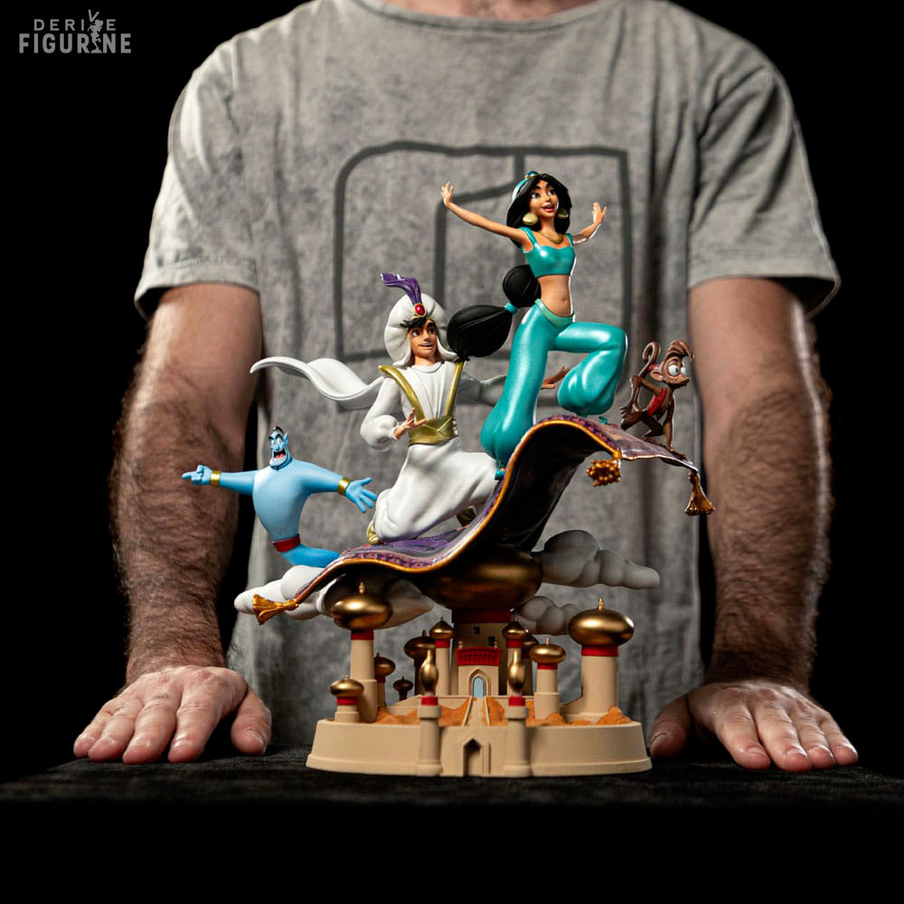 Set/10 Disney Aladdin Miniature Figurines / Disney Aladdin Mini Figurine  Set FRANCE / Walt Disney Animation Aladdin Collectibles / DISNEY -   France