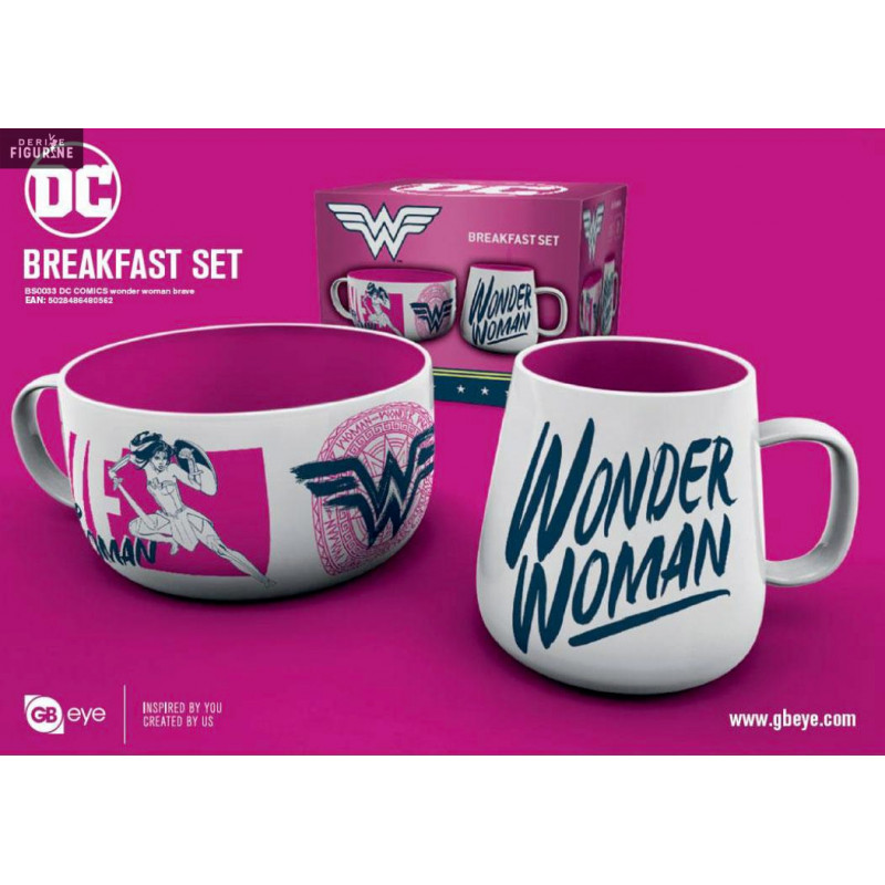 Breakfast Set DC Comics 