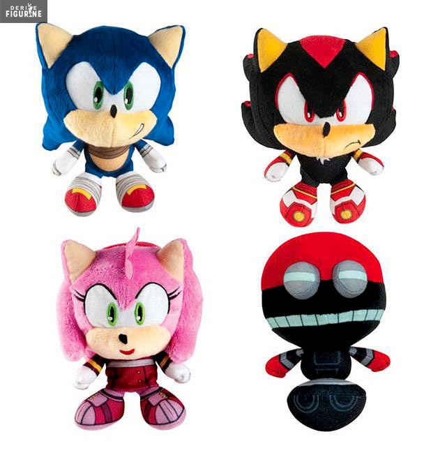 Peluche Sonic Boom - Sonic, Amy, Orbot ou Shadow, Big Headz