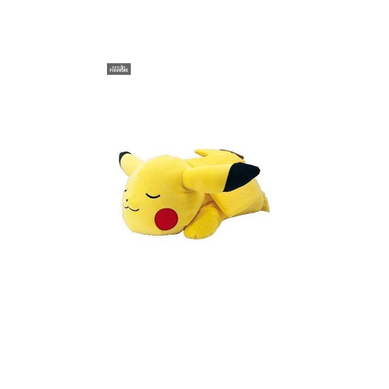 Peluche Pokémon Pikachu qui dort 40 cm Bandai : King Jouet