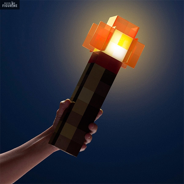 Lampe Minecraft torche Redstone Wall, Version 2