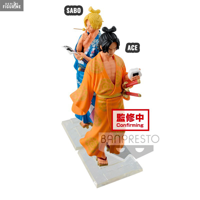 Figurine Ace (Vol. 1) ou Sabo (Vol. 2), A Piece of Dream - One Piece -  Banpresto